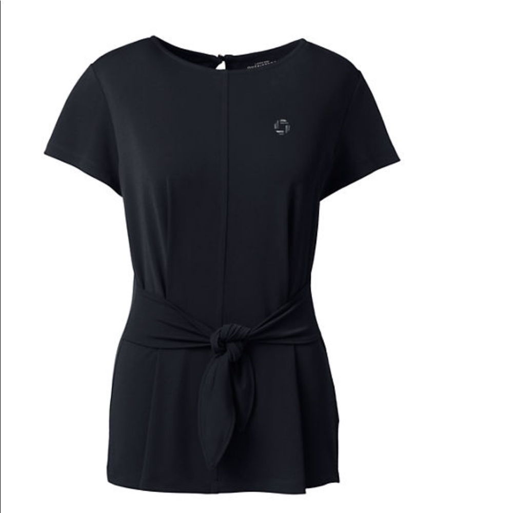 Chase lands End Crepe Jersey Tie Waste Top